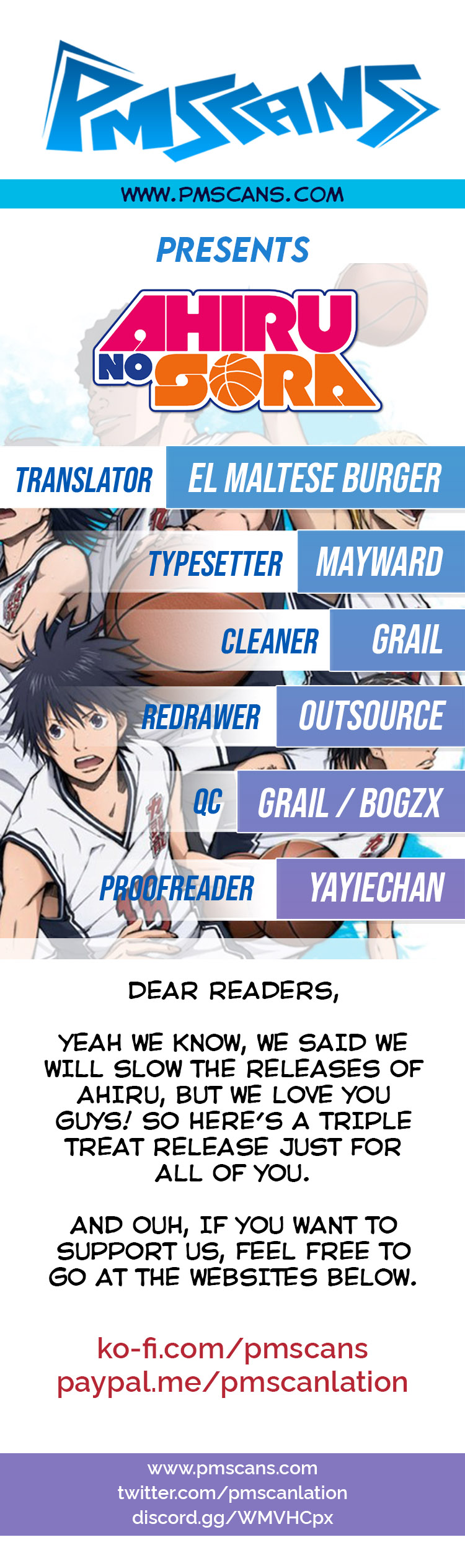 Read Ahiru no Sora Manga Online