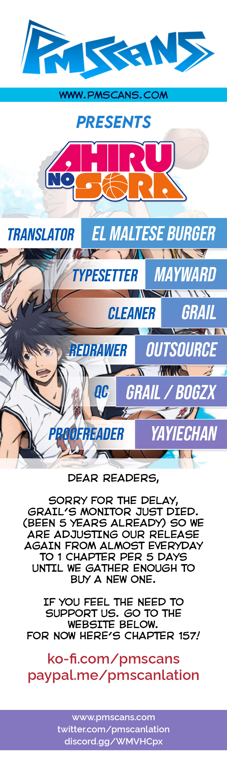 Read Ahiru no Sora Manga Online