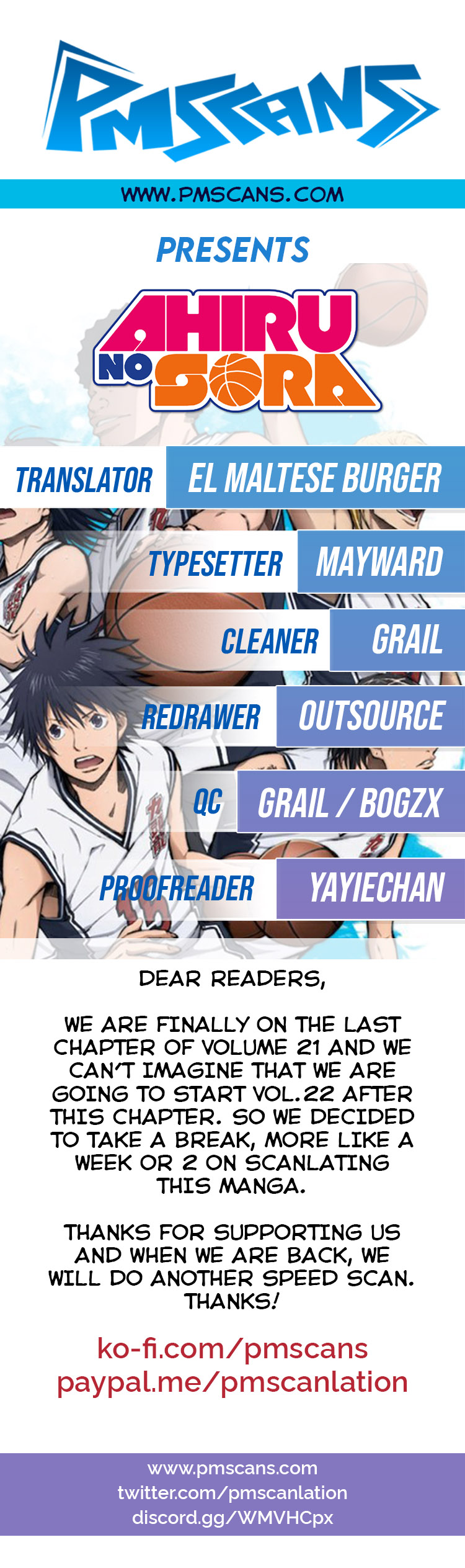 Read Ahiru no Sora Manga Online