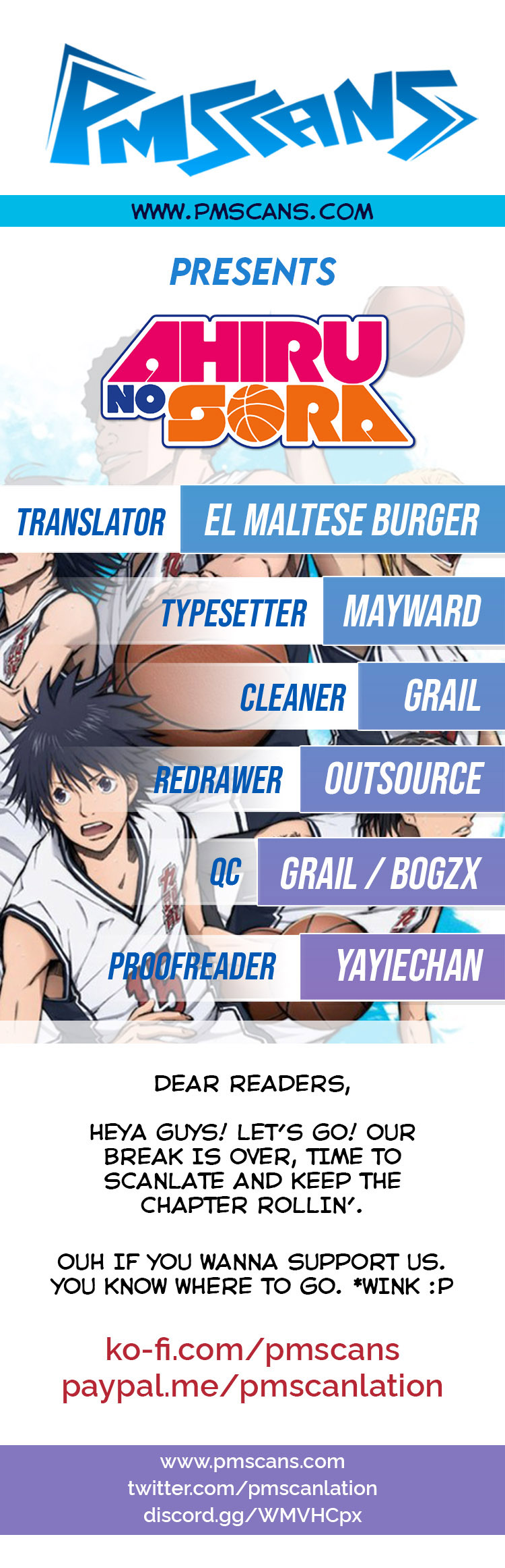 Read Ahiru no Sora Manga Online