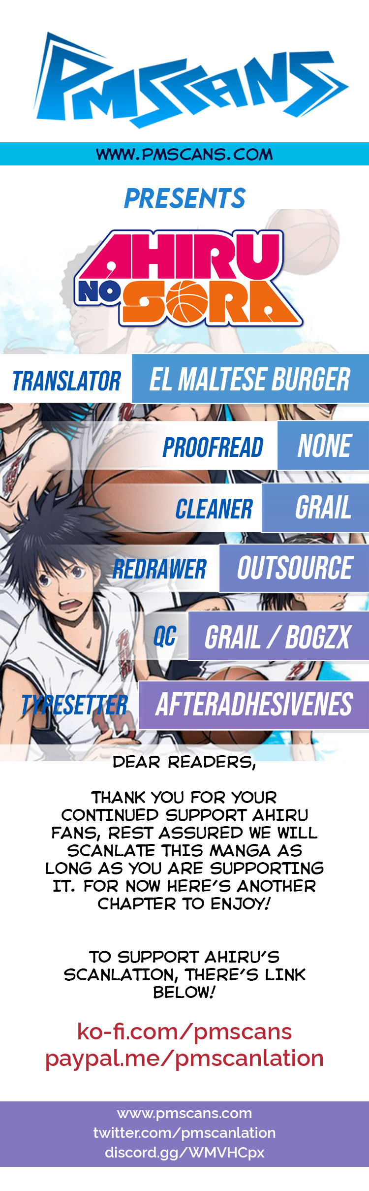 Read Ahiru no Sora Manga Online