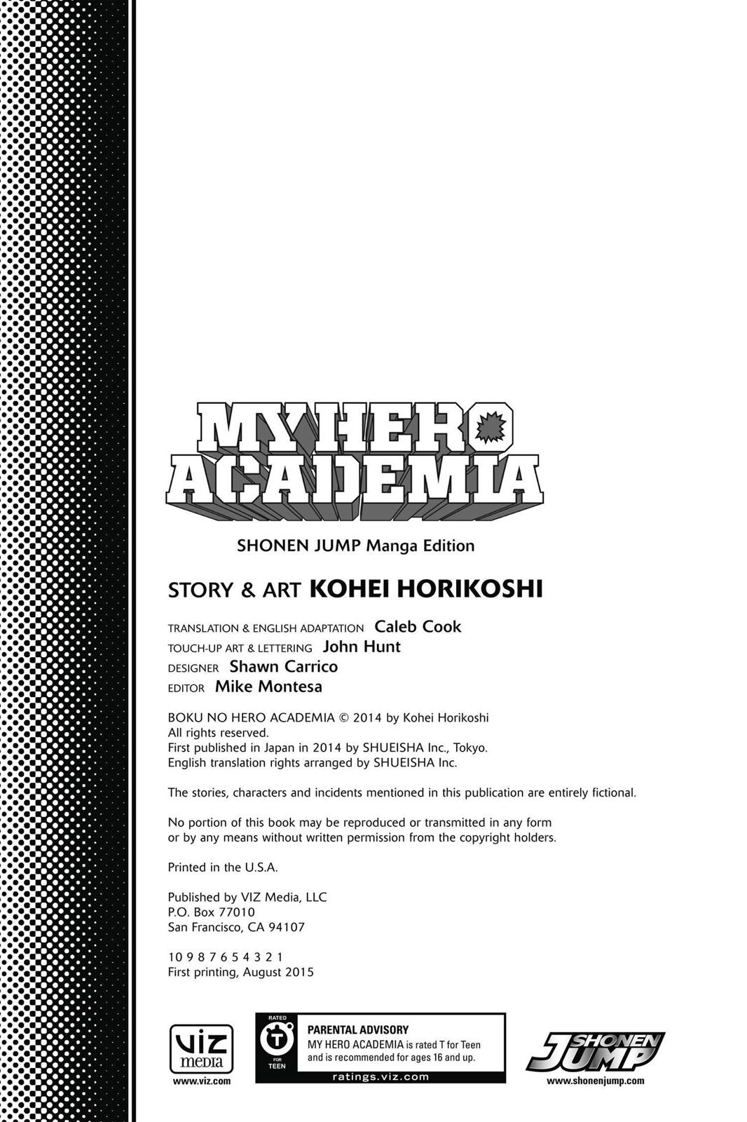 Read MyHeroAcademia Manga Online