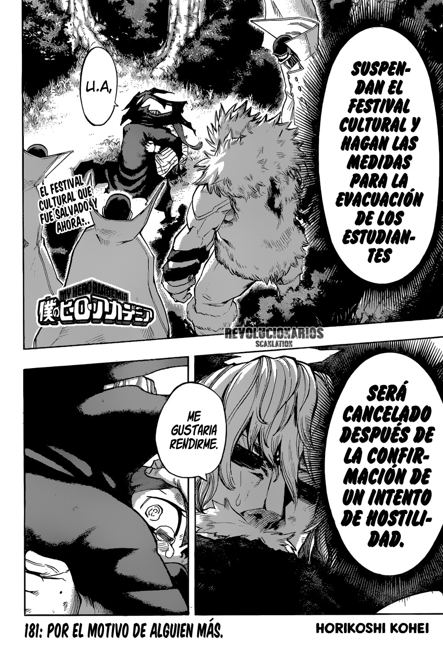Read Boku no Hero Academia ES Manga Online