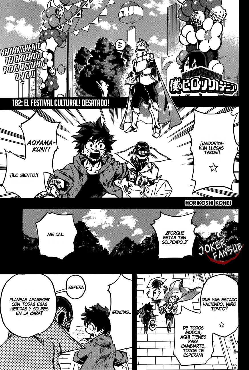 Read Boku no Hero Academia ES Manga Online
