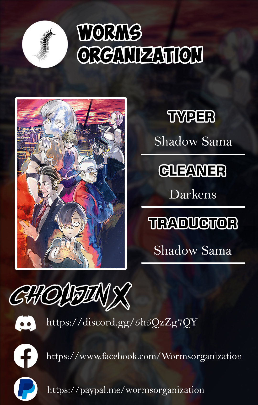 Read Choujin X ES Manga Online