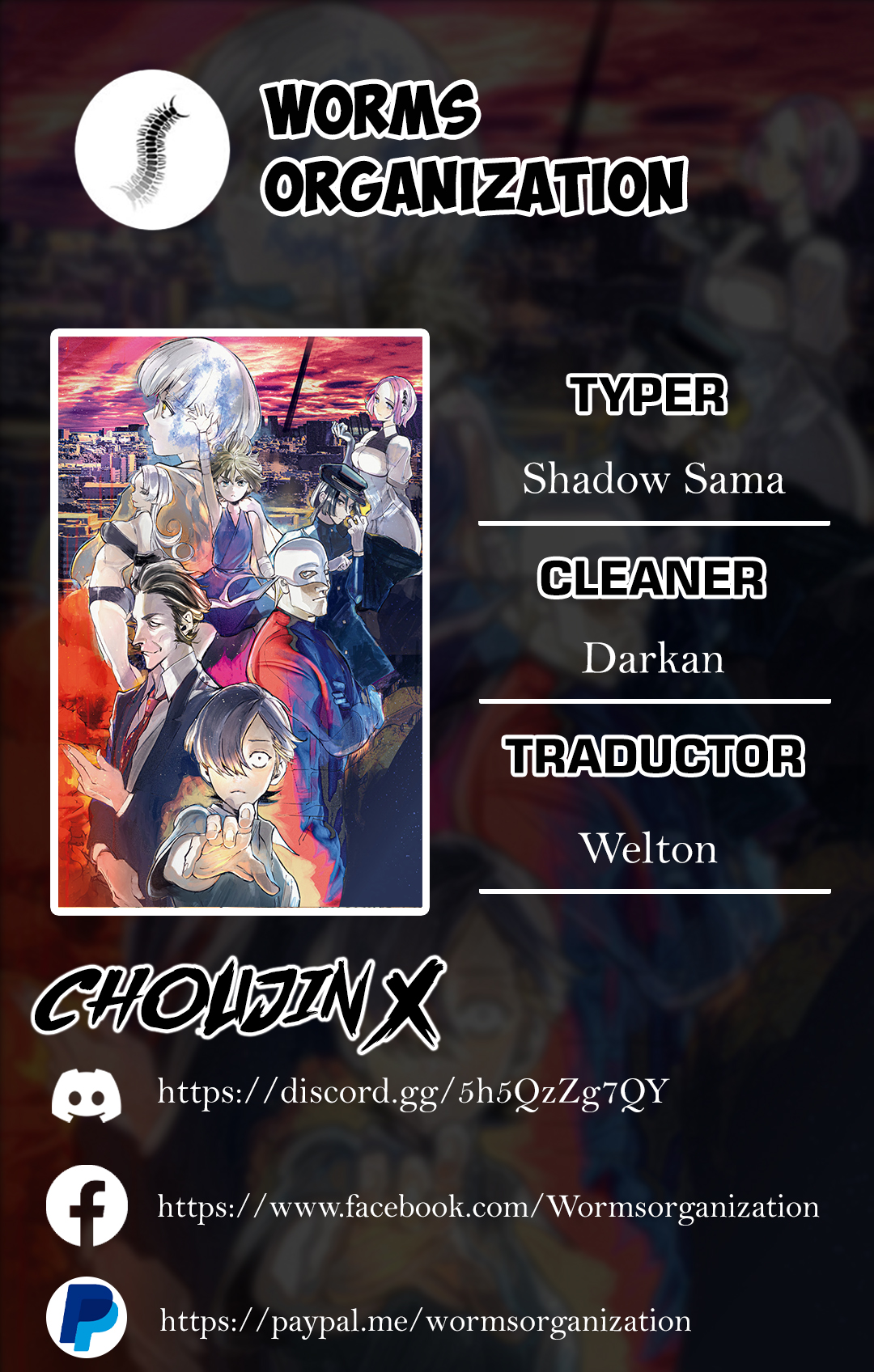 Read Choujin X ES Manga Online