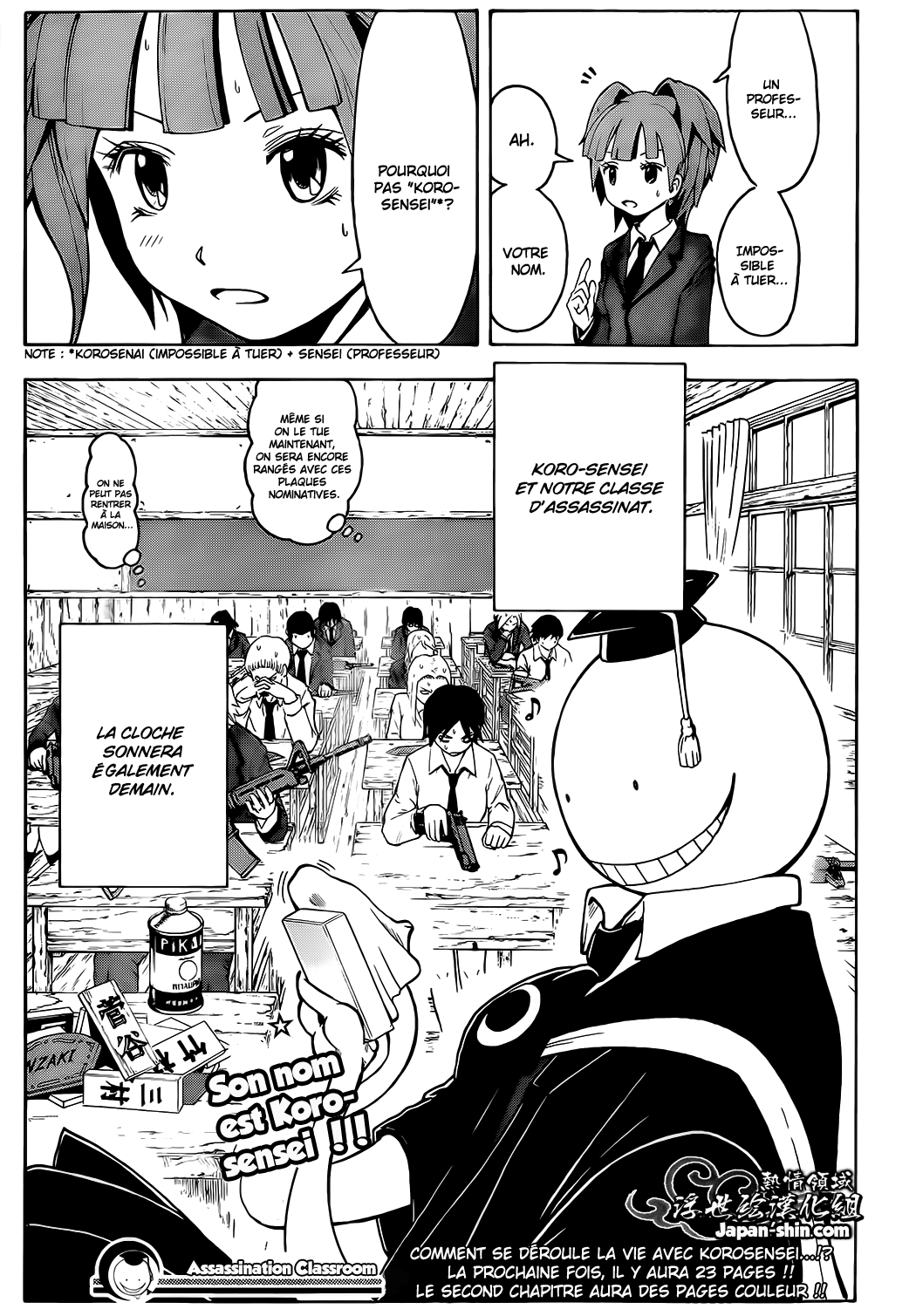 Read Ansatsu Kyoushitsu FR Manga Online