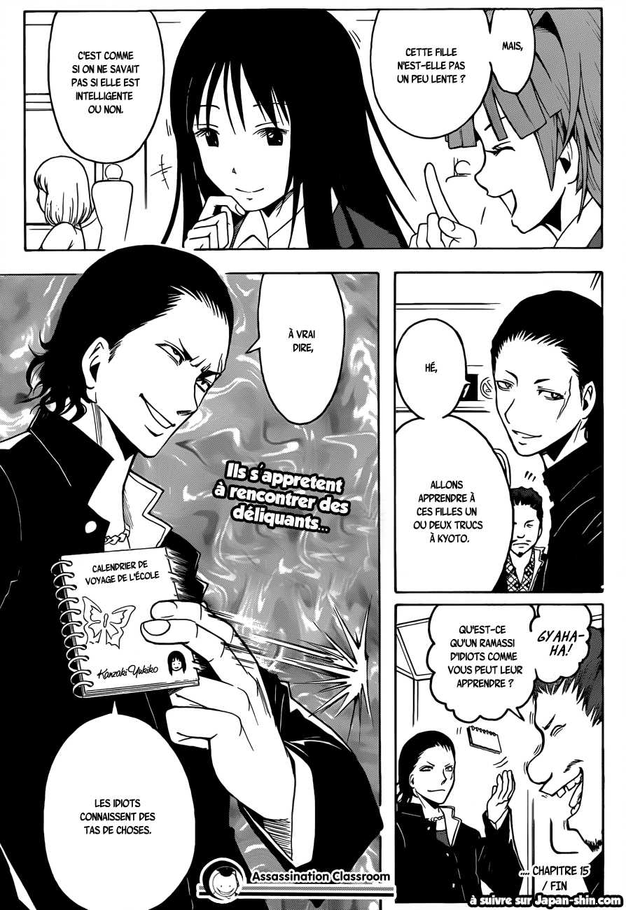 Read Ansatsu Kyoushitsu FR Manga Online
