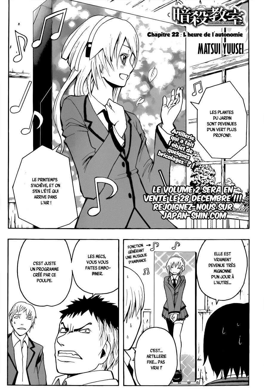 Read Ansatsu Kyoushitsu FR Manga Online