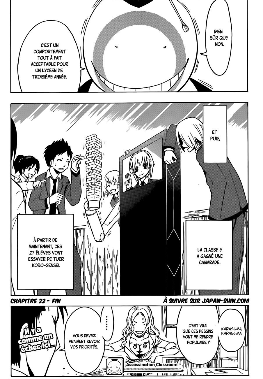 Read Ansatsu Kyoushitsu FR Manga Online