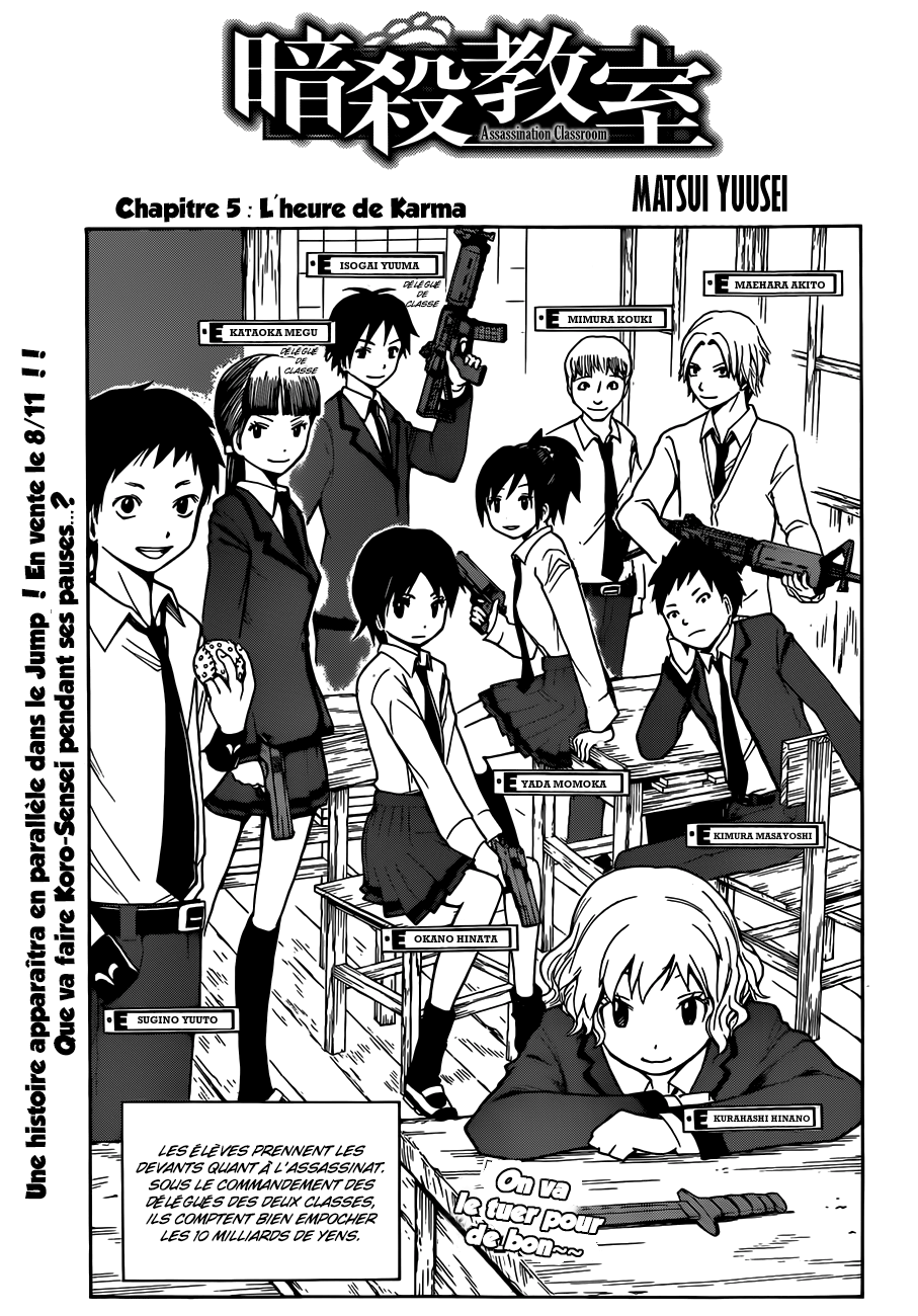 Read Ansatsu Kyoushitsu FR Manga Online
