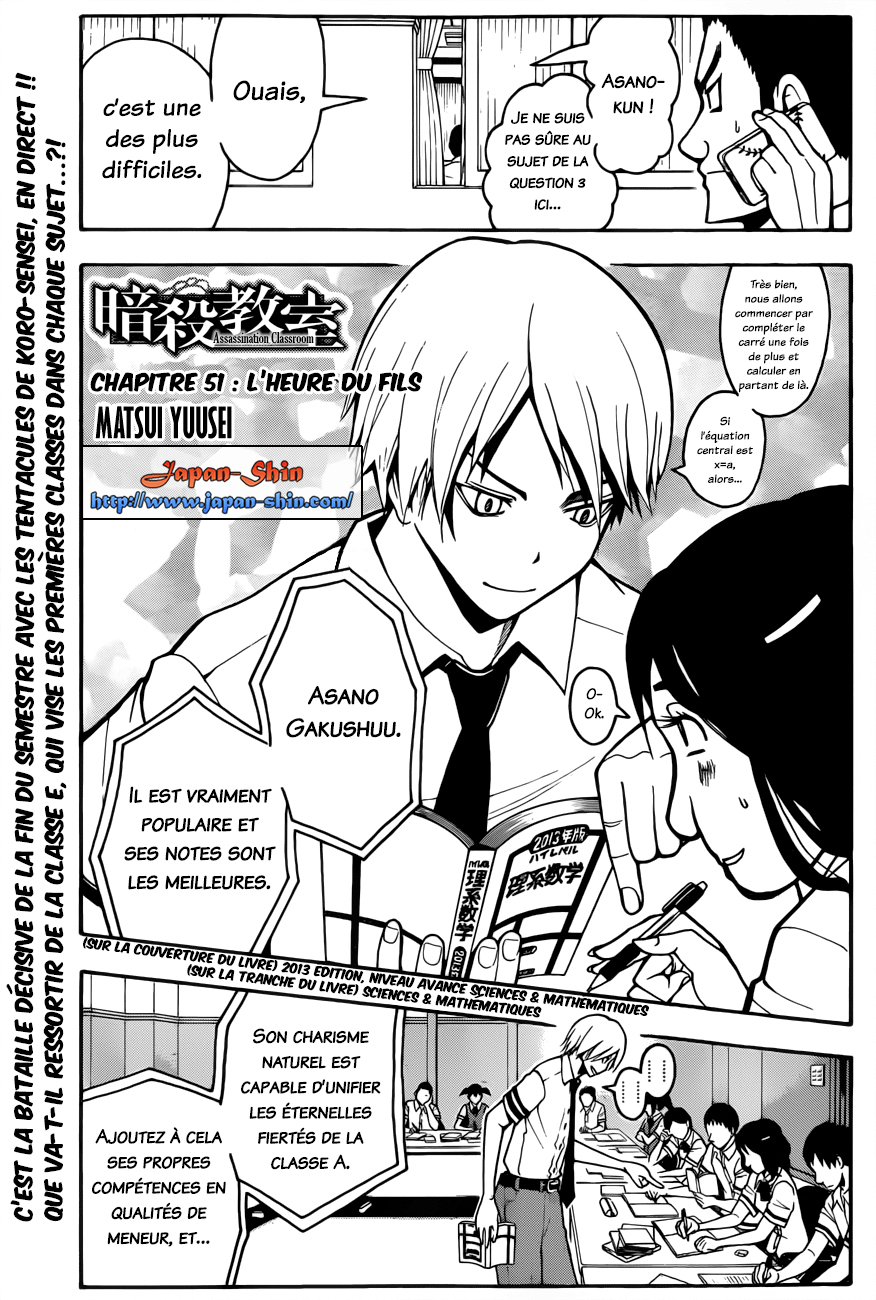 Read Ansatsu Kyoushitsu FR Manga Online