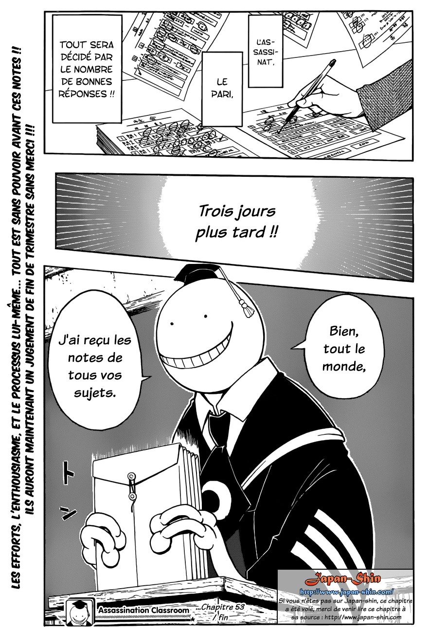 Read Ansatsu Kyoushitsu FR Manga Online