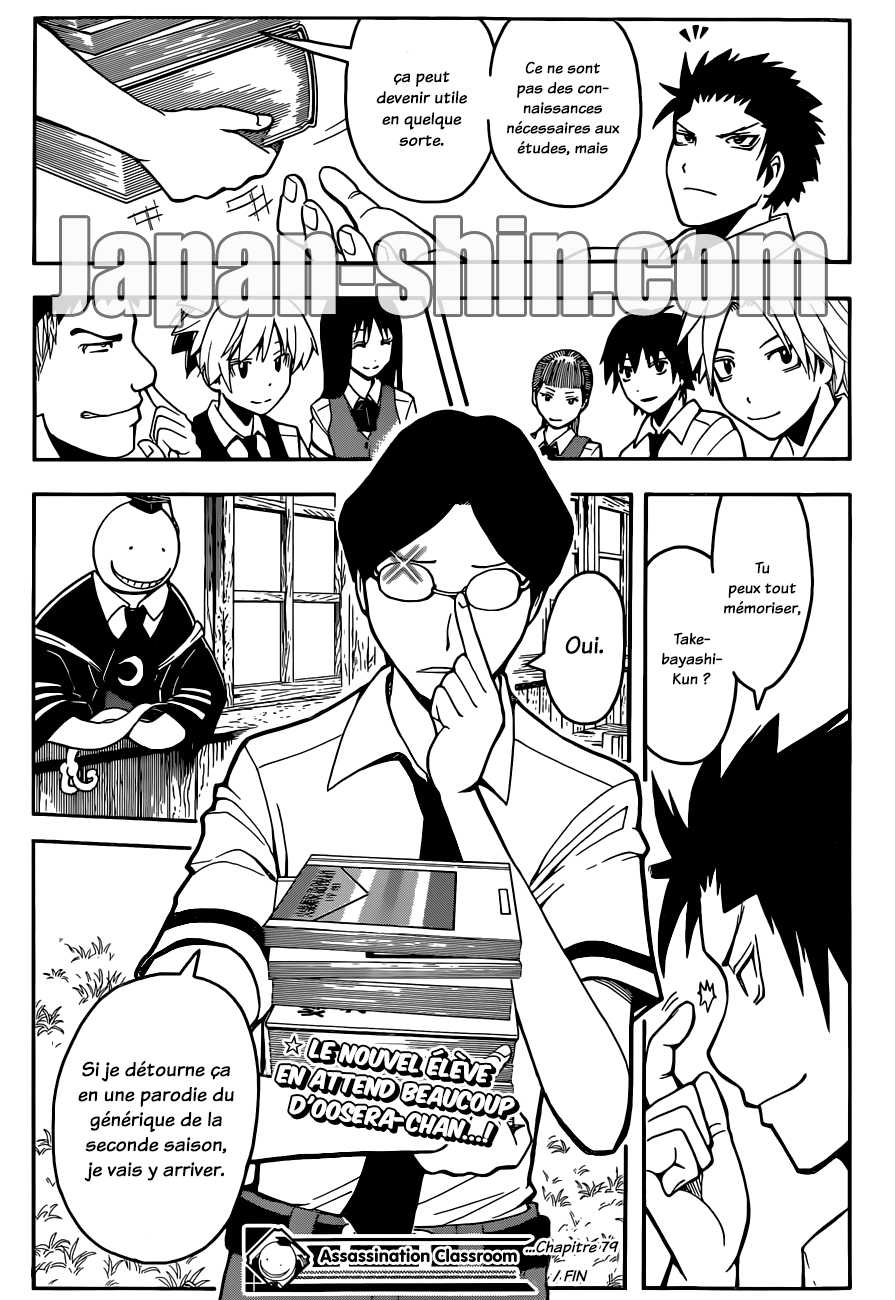 Read Ansatsu Kyoushitsu FR Manga Online