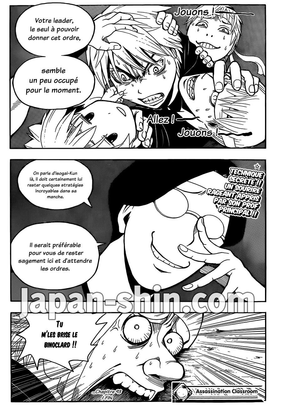 Read Ansatsu Kyoushitsu FR Manga Online