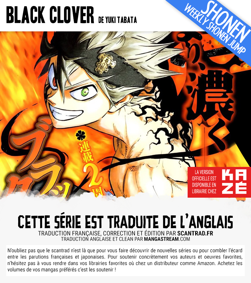 Read Black Clover FR Manga Online