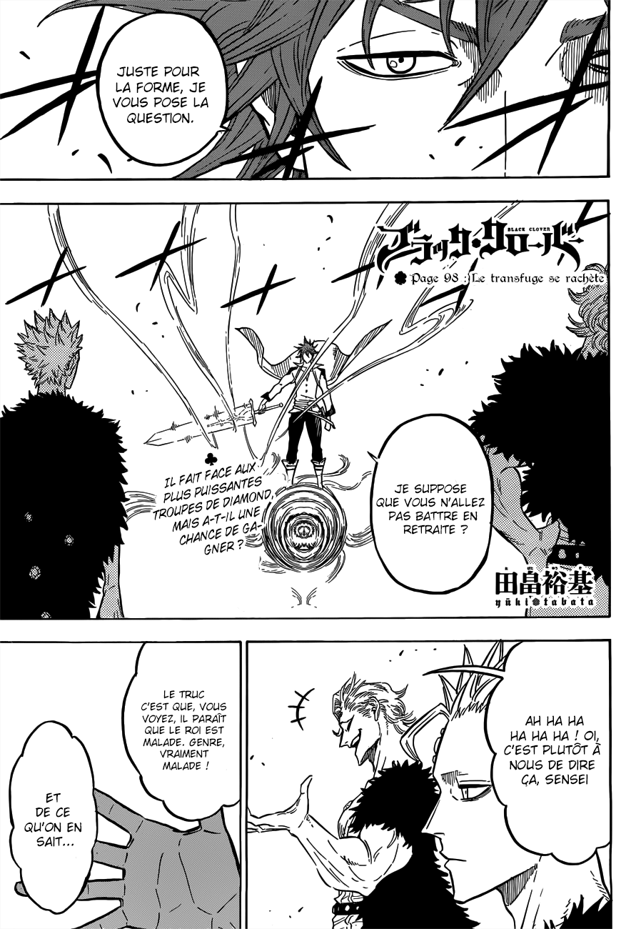 Read Black Clover FR Manga Online