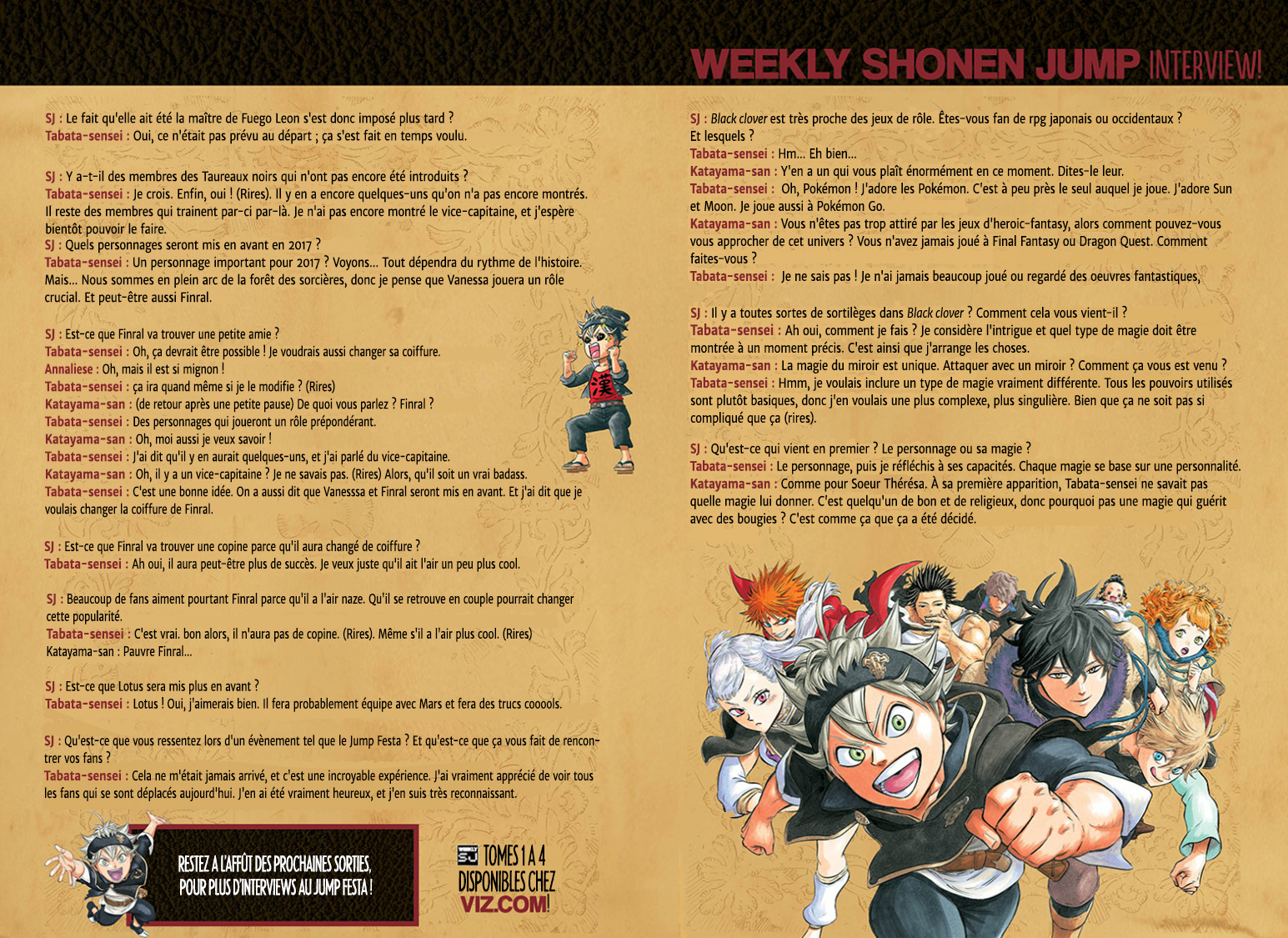 Read Black Clover FR Manga Online