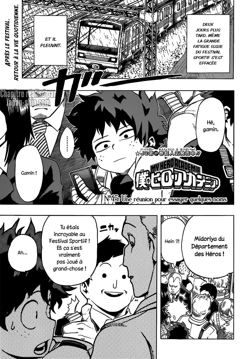 Read Boku no Hero Academia FR Manga Online