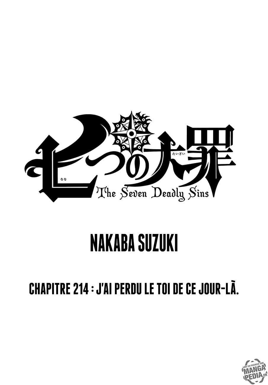 Read Nanatsu No Taizai FR Manga Online
