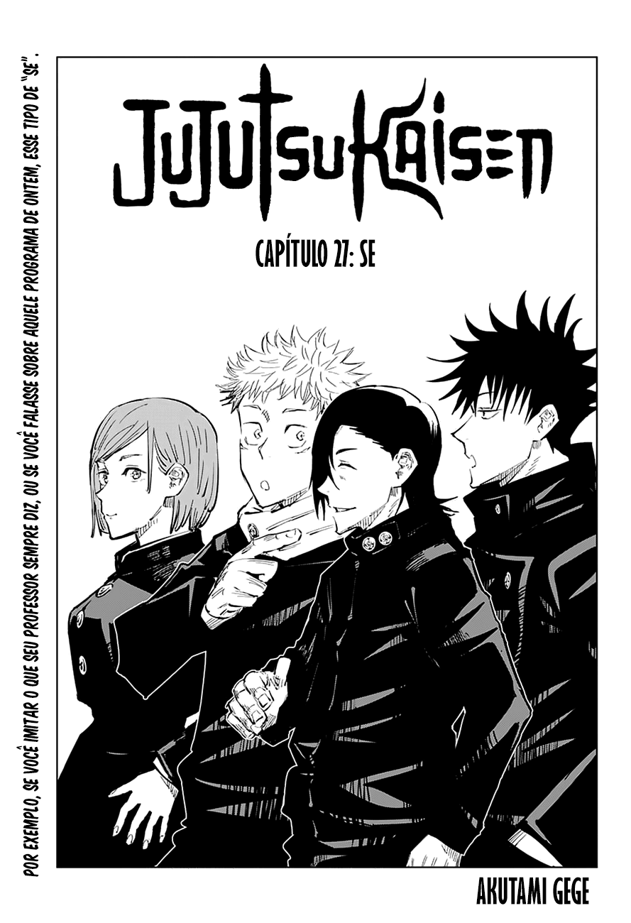 Read Jujutsu Kaisen PT Manga Online