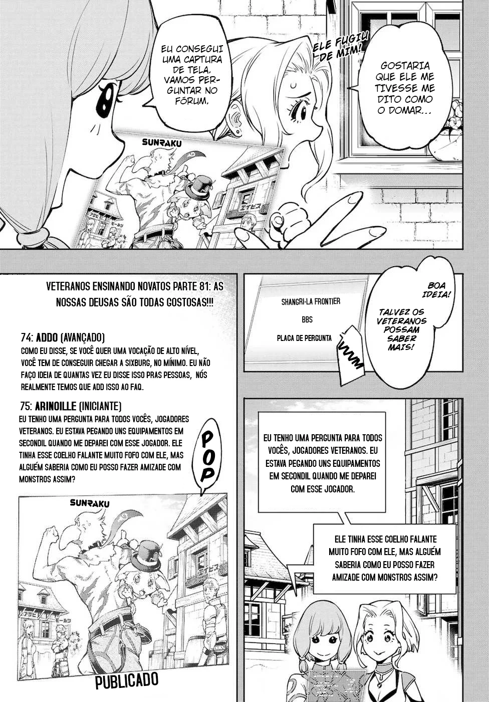 Read Shangri La Frontier PT Manga Online