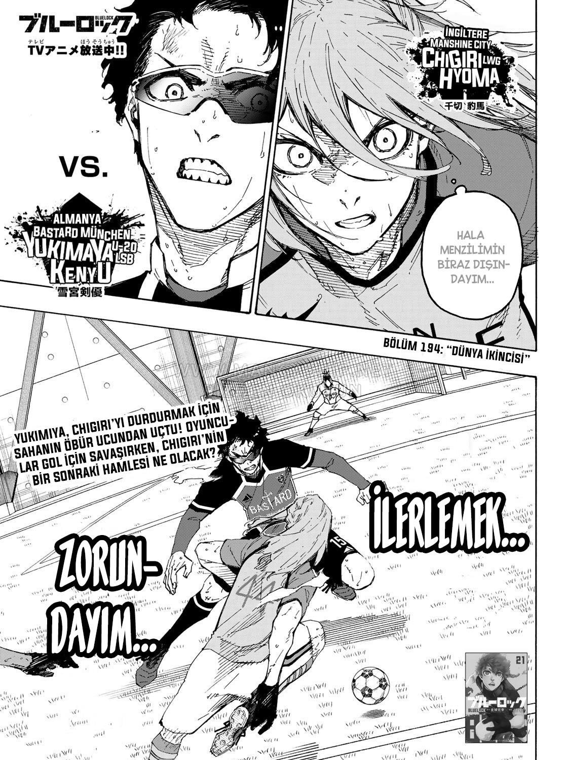 Read Blue Lock TR Manga Online