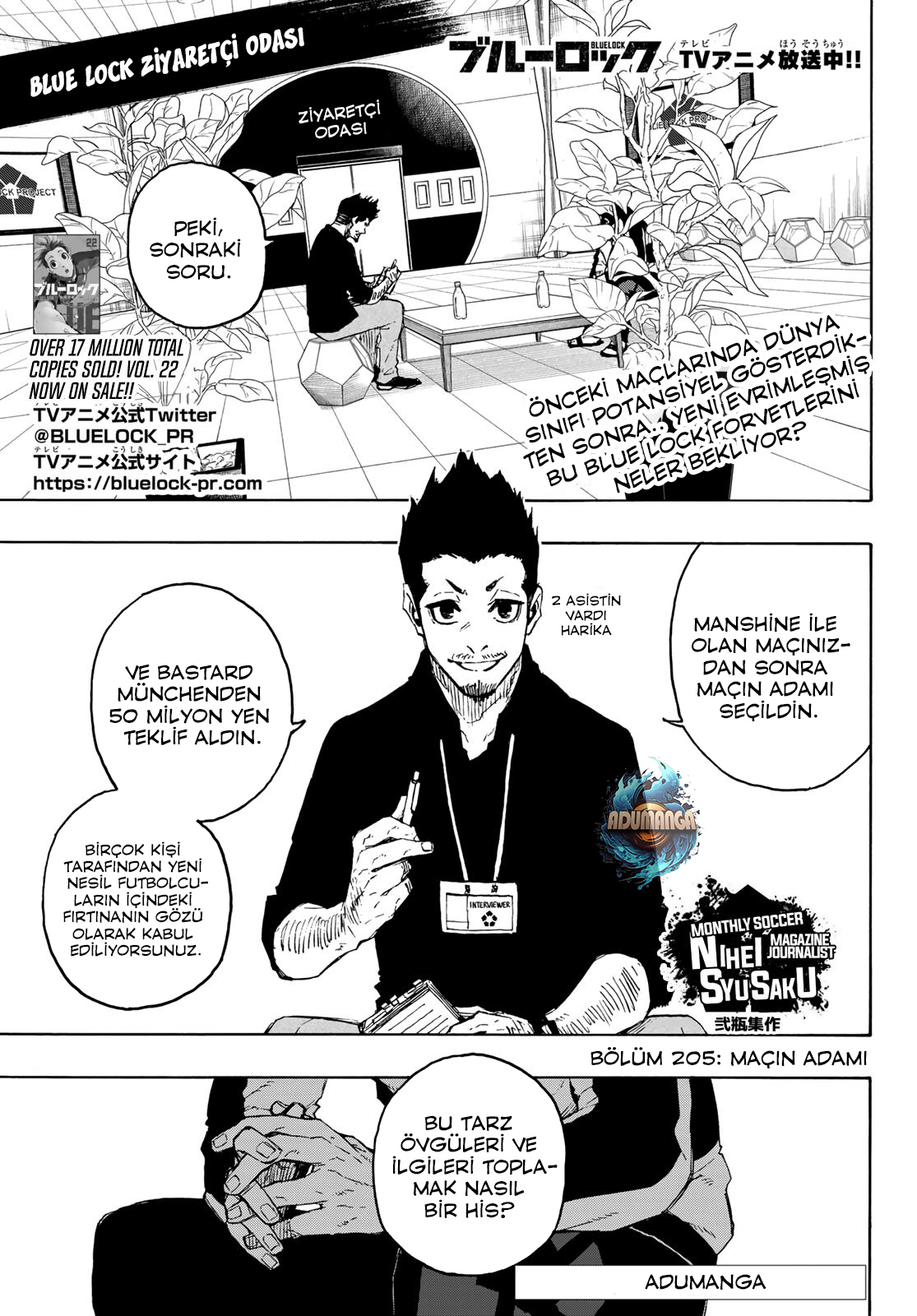 Read Blue Lock TR Manga Online
