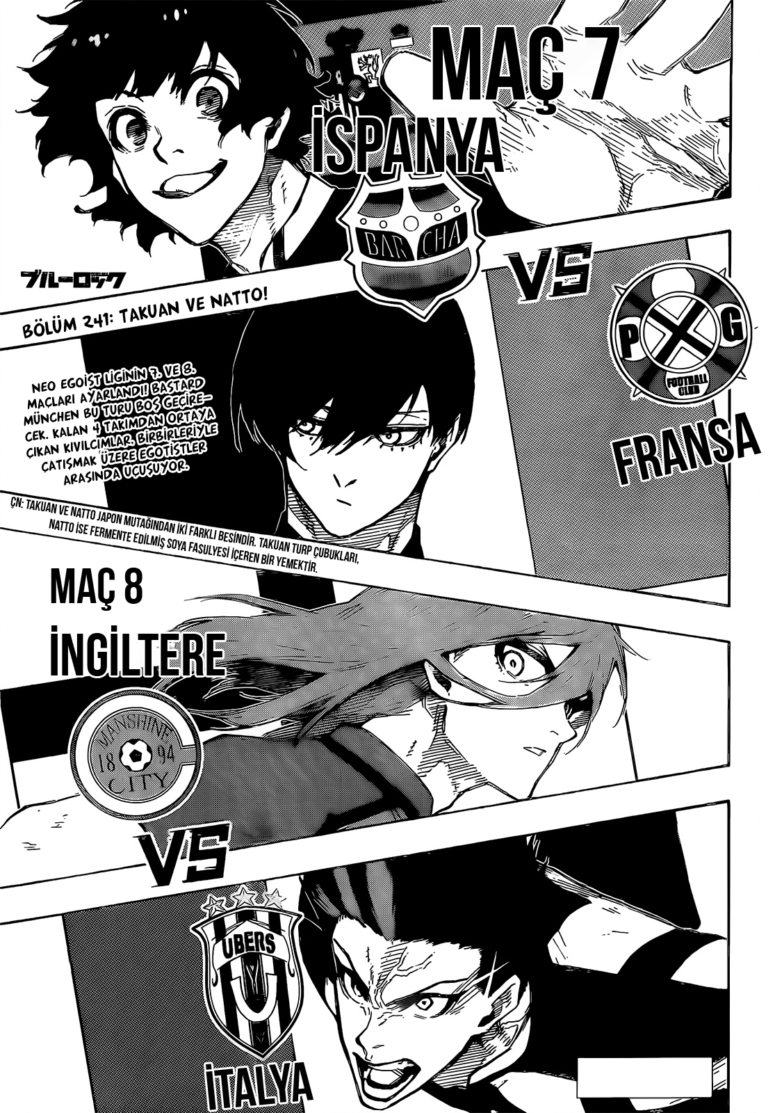 Read Blue Lock TR Manga Online